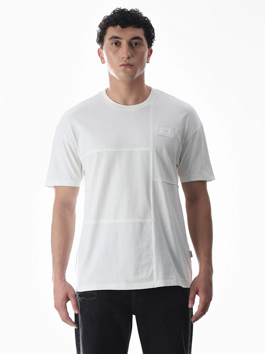 White Cotton Oversized T-shirt - Image 8