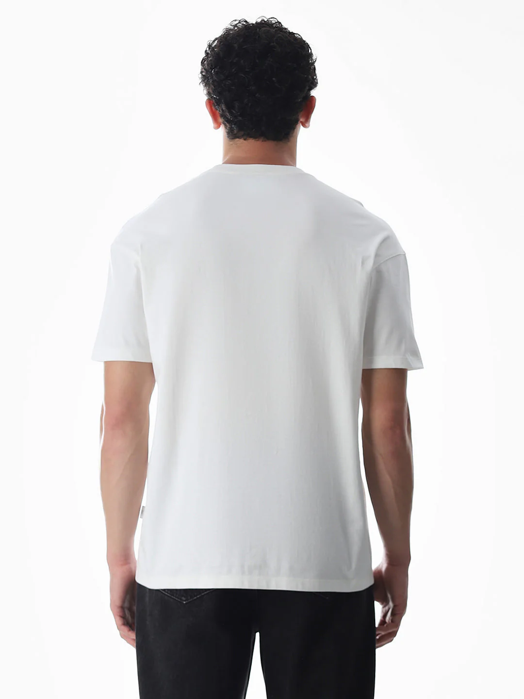 White Cotton Oversized T-shirt - Image 9