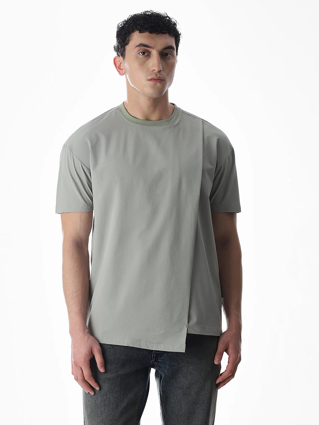 Oversized Asymmetric T-shirt - Image 2