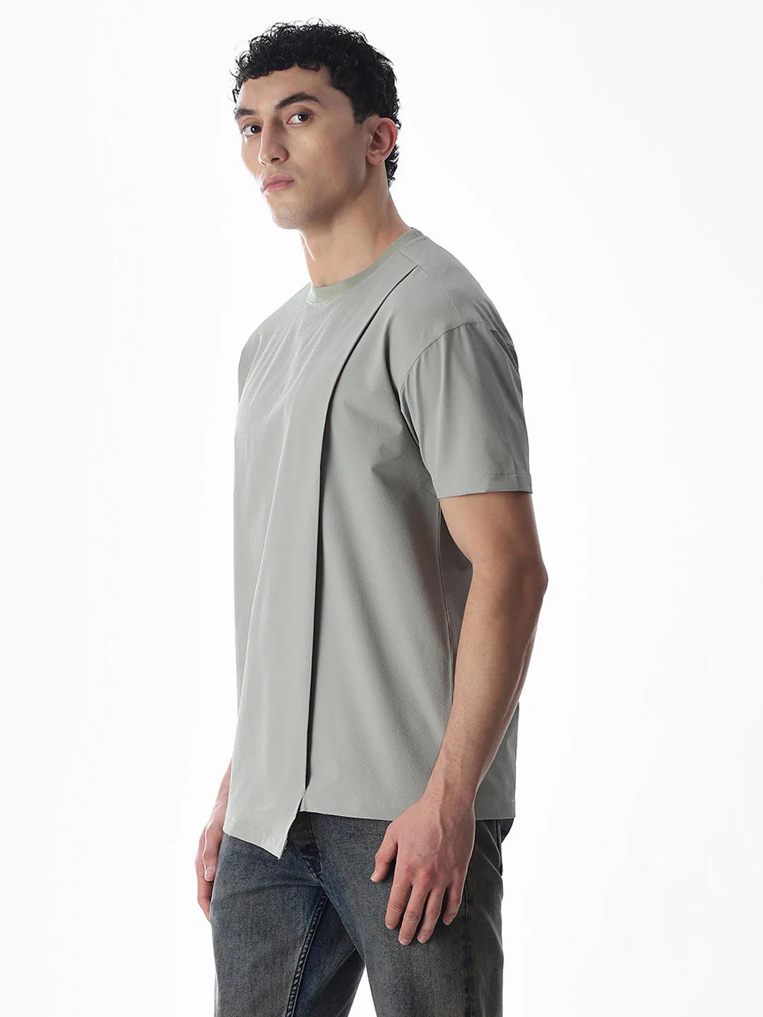 Oversized Asymmetric T-shirt - Image 3