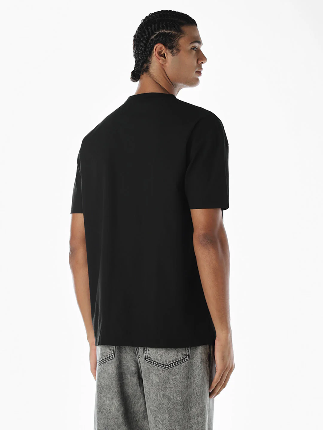 Asymmetric Cotton Oversized T-Shirt - Image 4