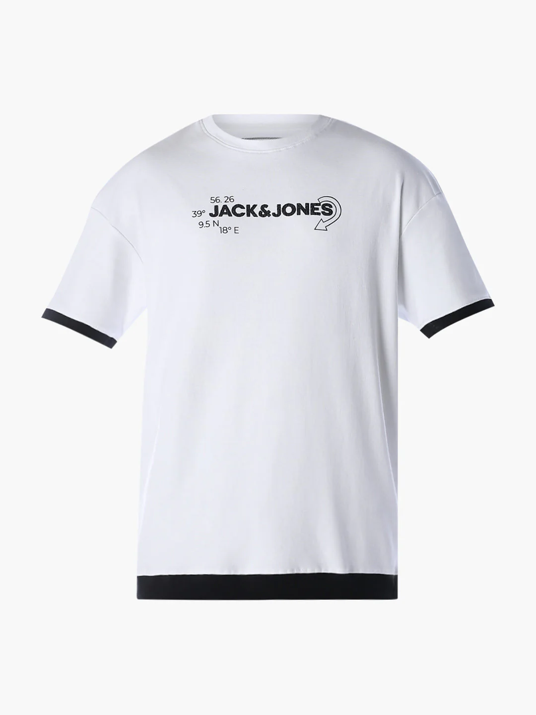 Printed Oversized T-shirt - White - Image 7