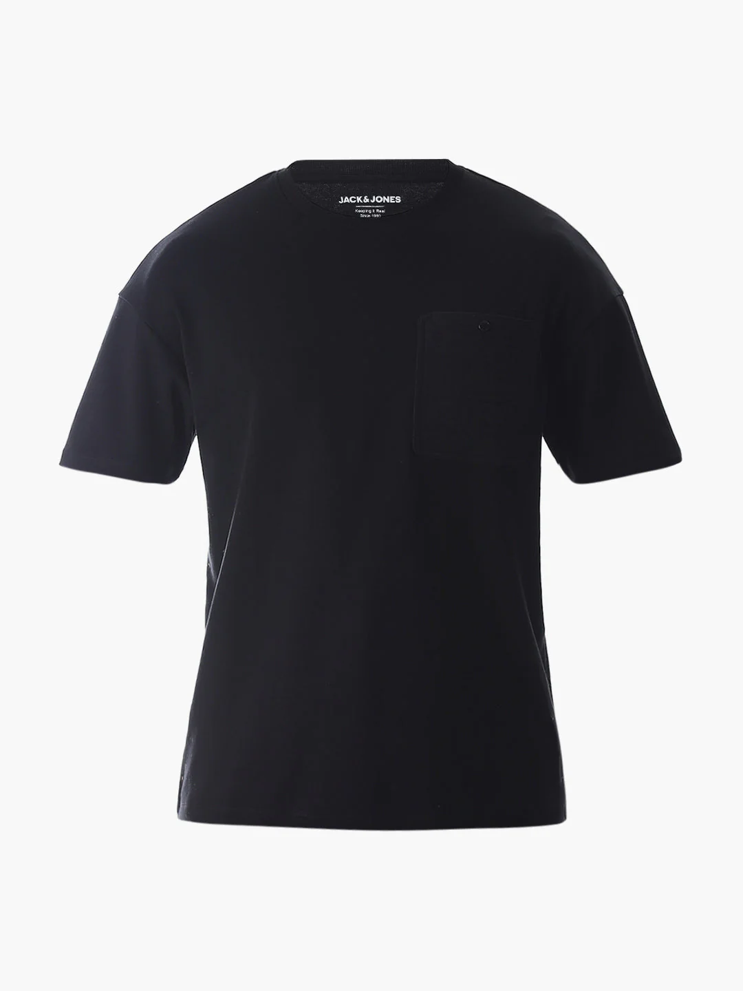 Black Cotton Oversized T-shirt - Image 7
