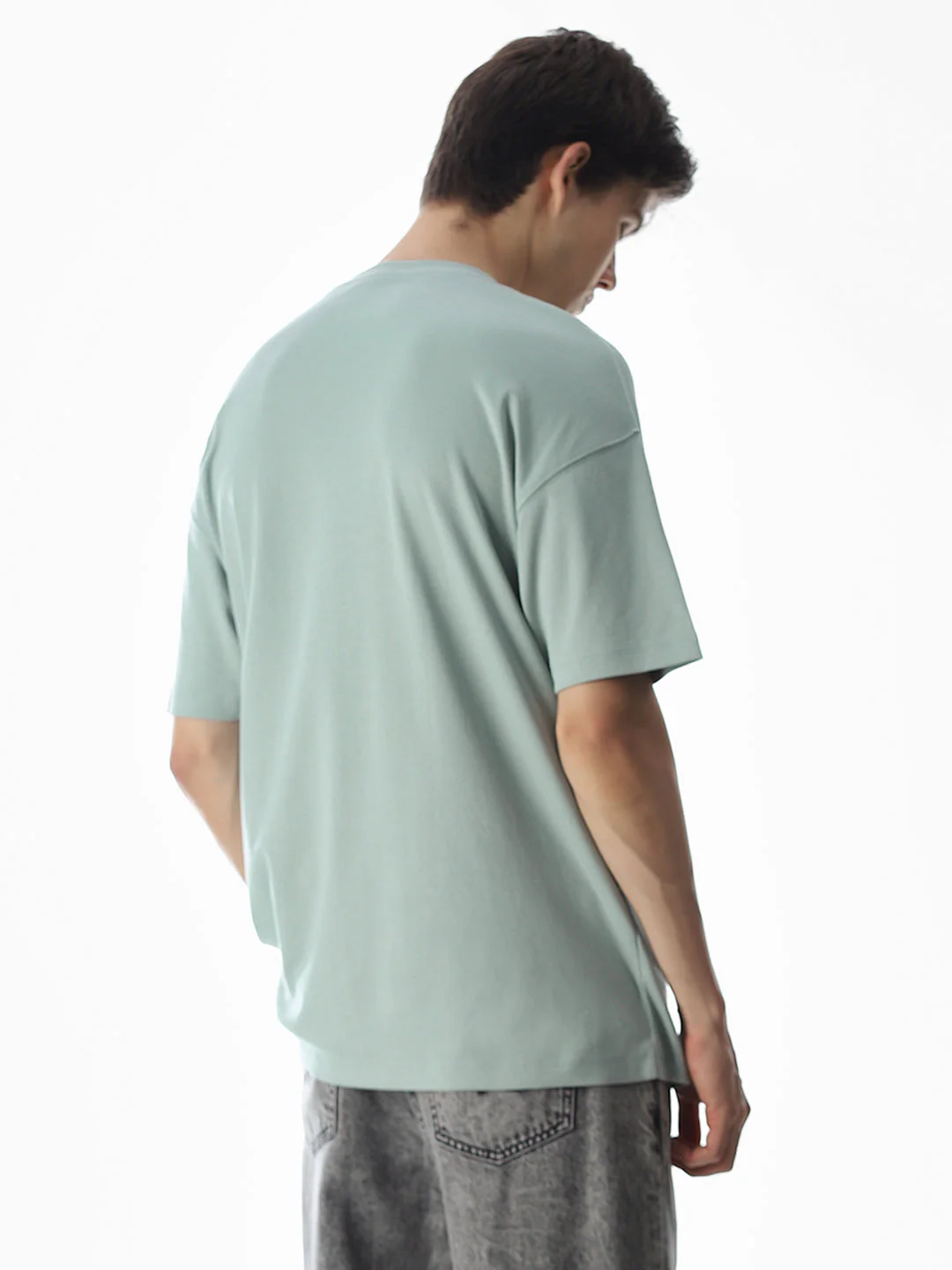 Greeb One-Patch Pocket Oversized T-shirt - Image 4
