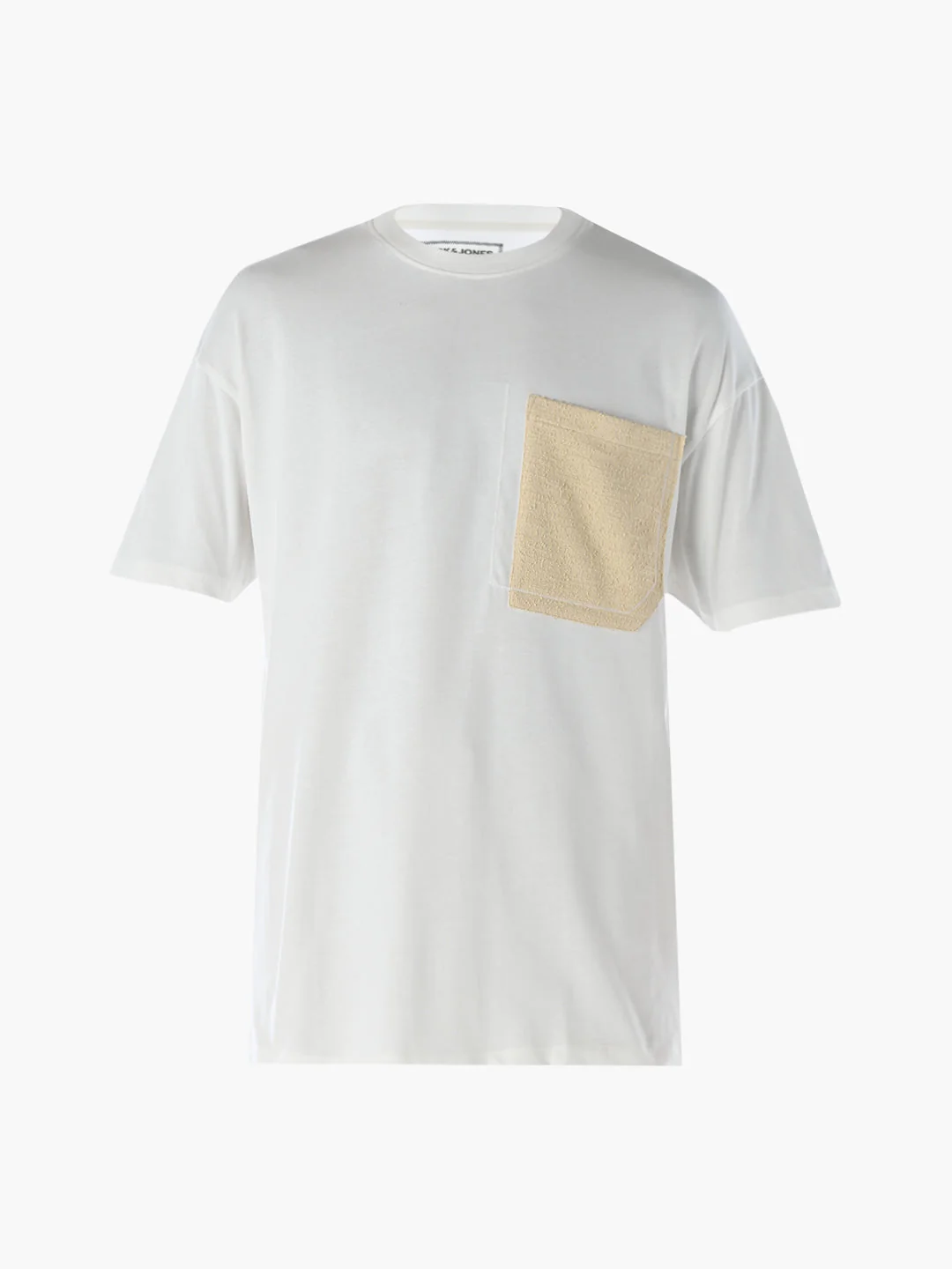 Contrast Pocket Cotton Oversized T-shirt - Image 8