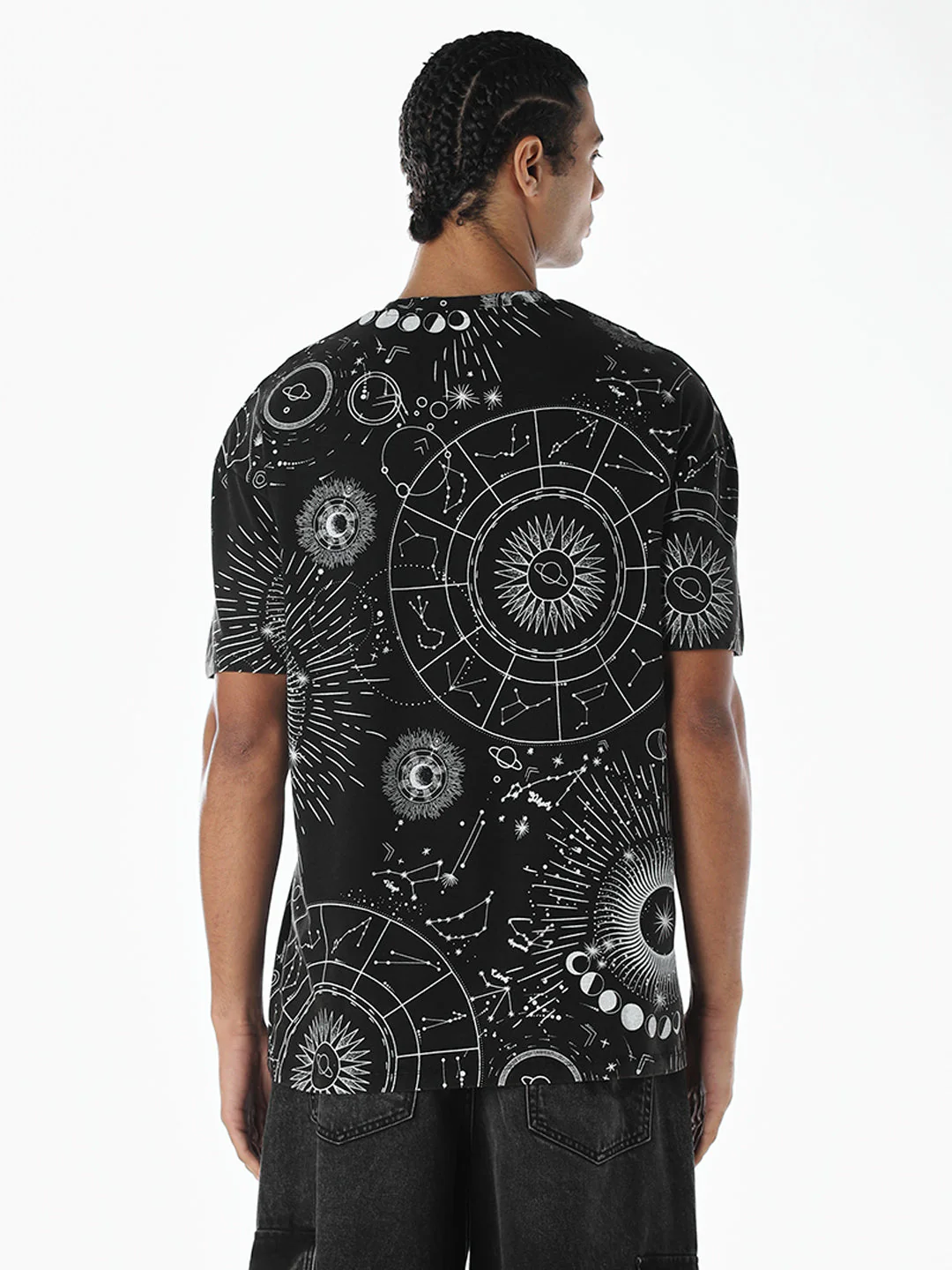 Printed Cotton Crew Neck T-shirt - Image 4
