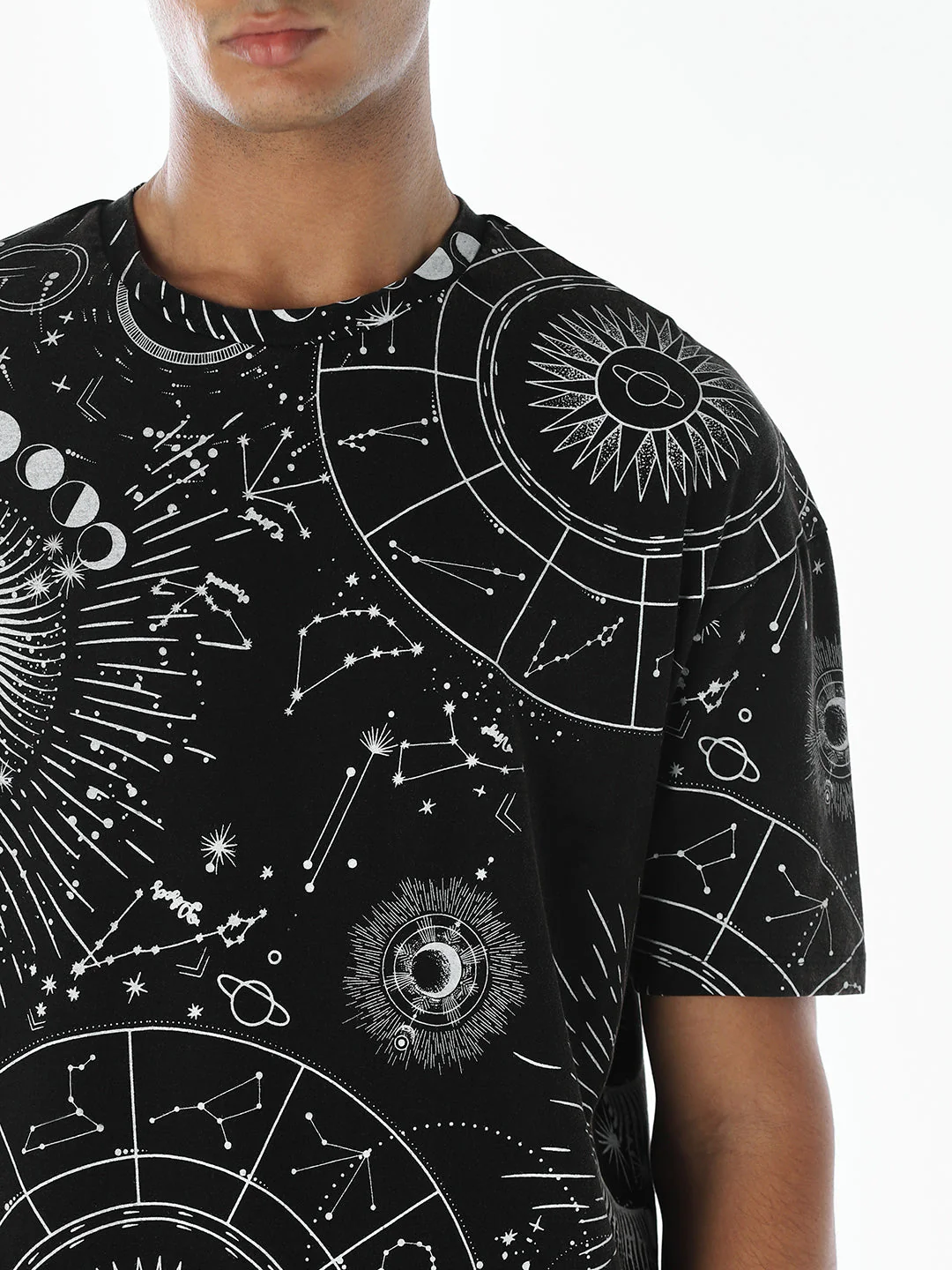 Printed Cotton Crew Neck T-shirt - Image 5