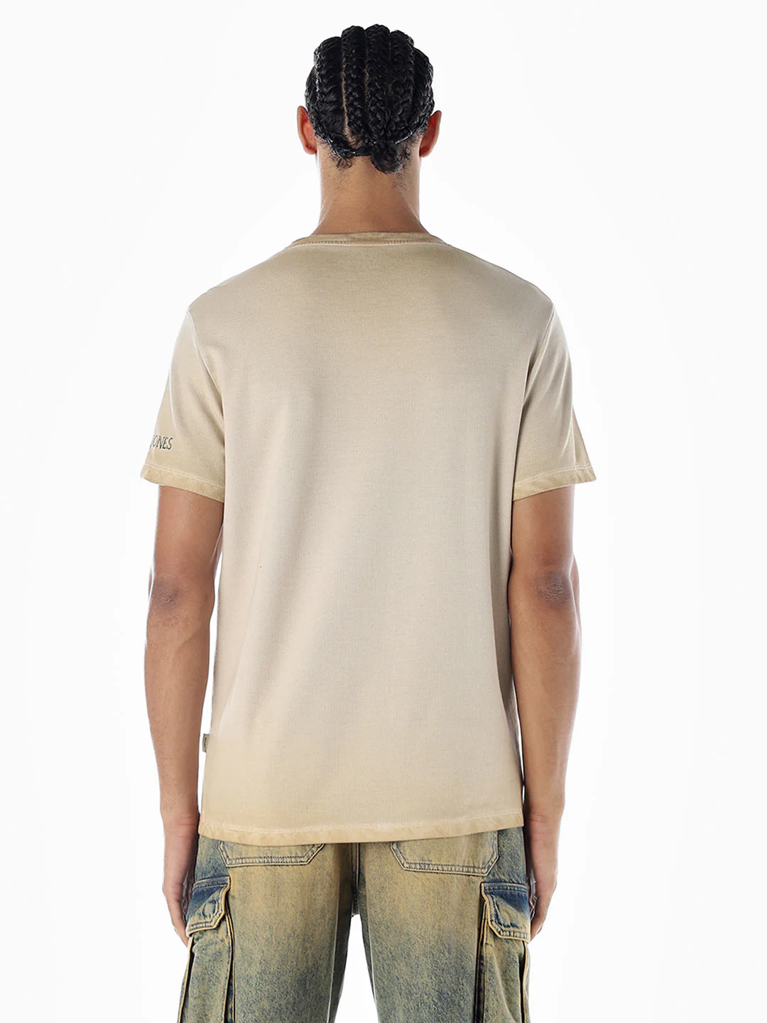 Embroidered Crew Neck T-shirt - Image 4