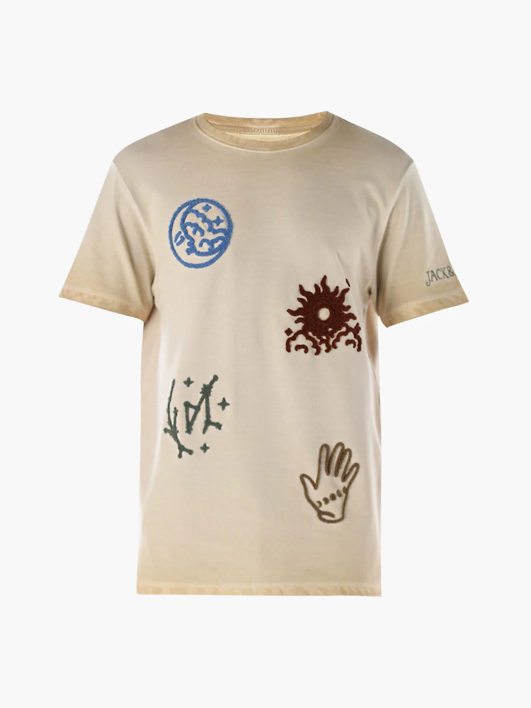 Embroidered Crew Neck T-shirt - Image 8