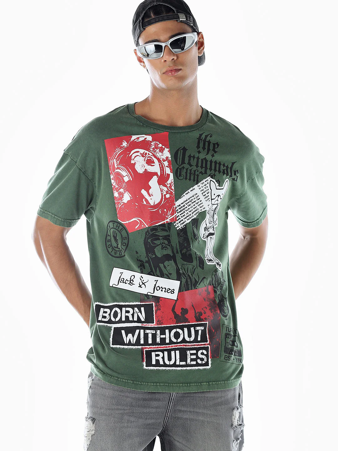 Graphic Print Cotton T-shirt