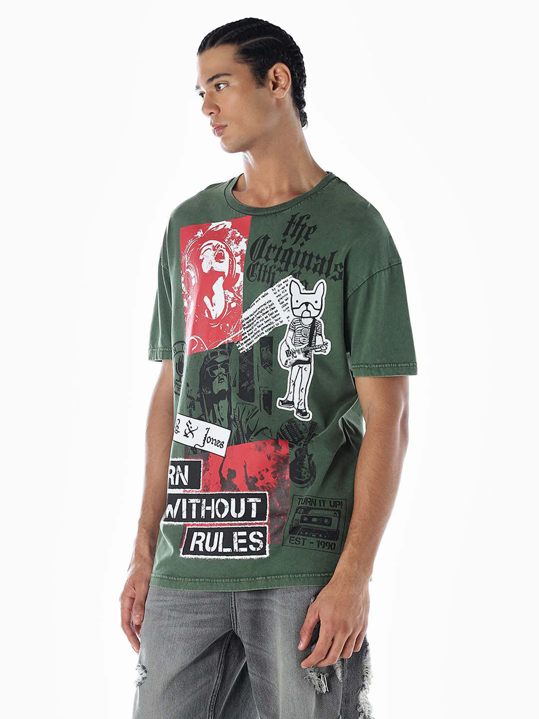 Graphic Print Cotton T-shirt - Image 3