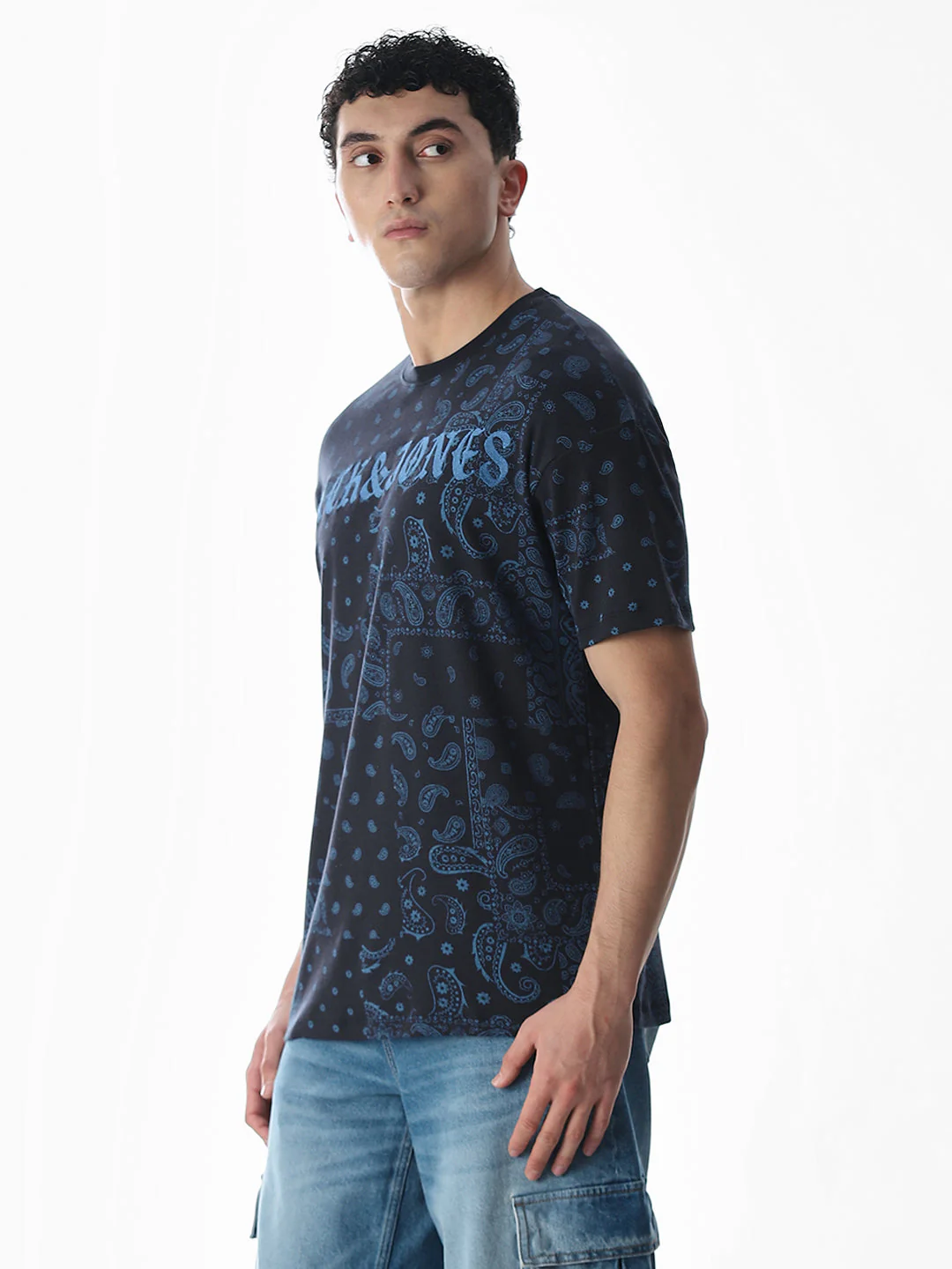Embroidered Cotton Boxy Fit T-shirt - Image 3
