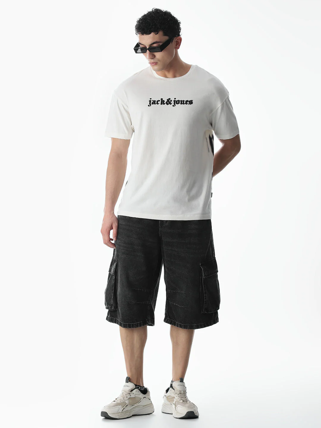 Typographic Print Oversized T-shirt - Image 6