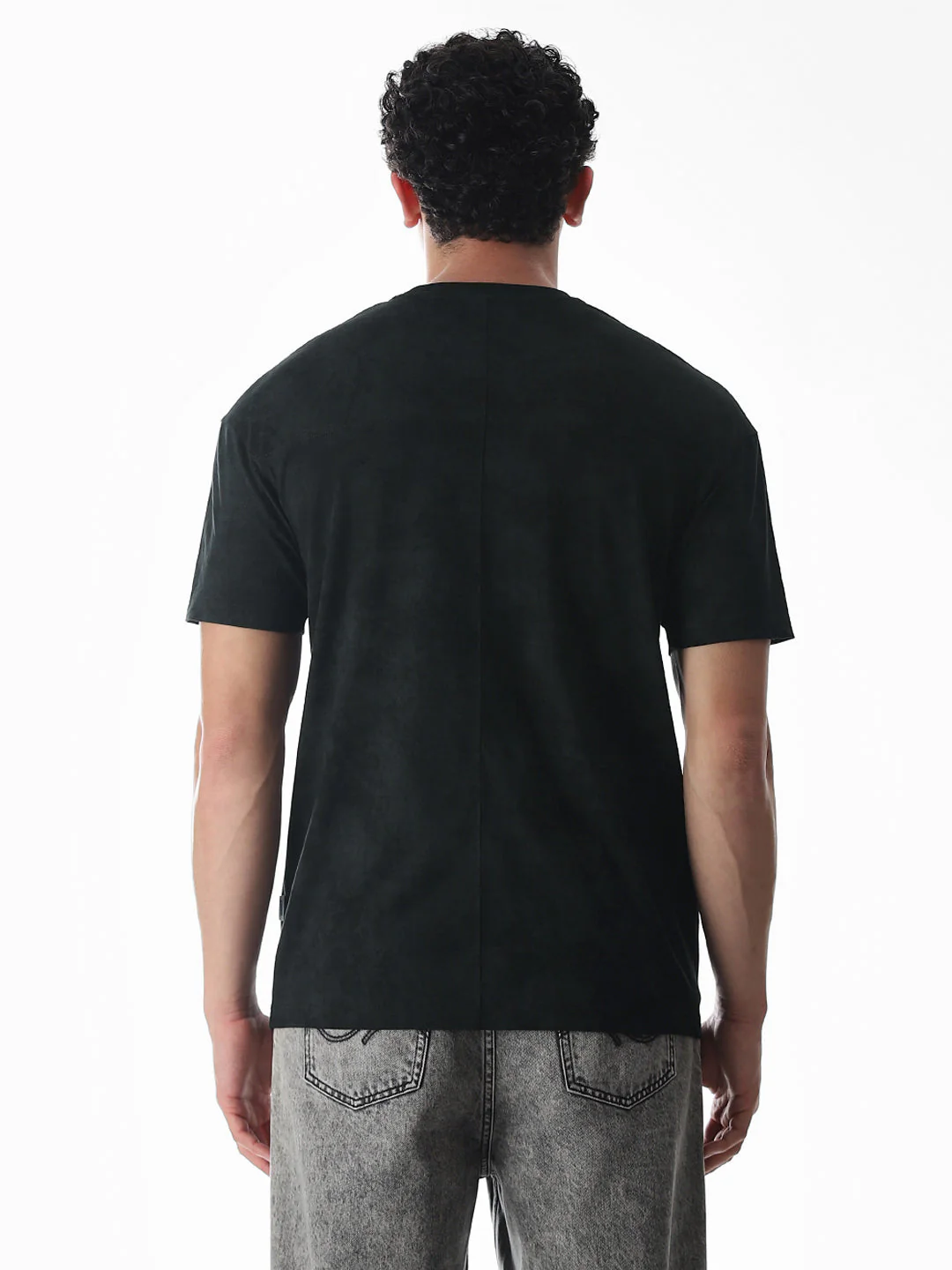 Black Cotton Oversized T-shirt - Image 9