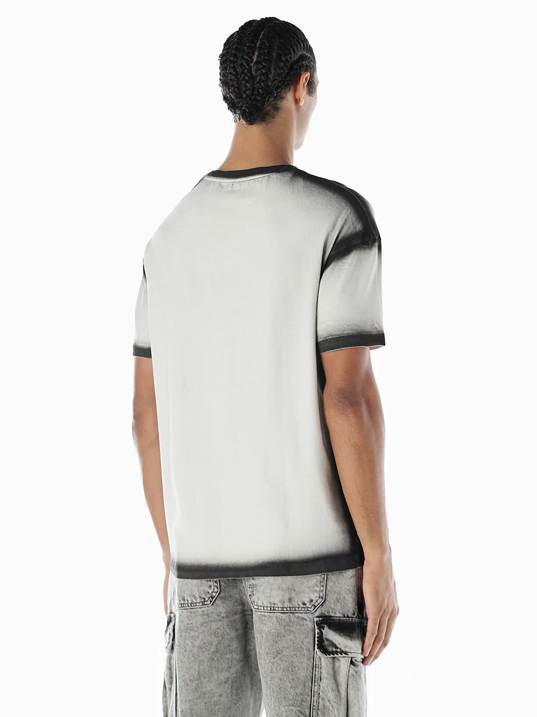 Printed Crew Neck Cotton T-Shirt - Image 4