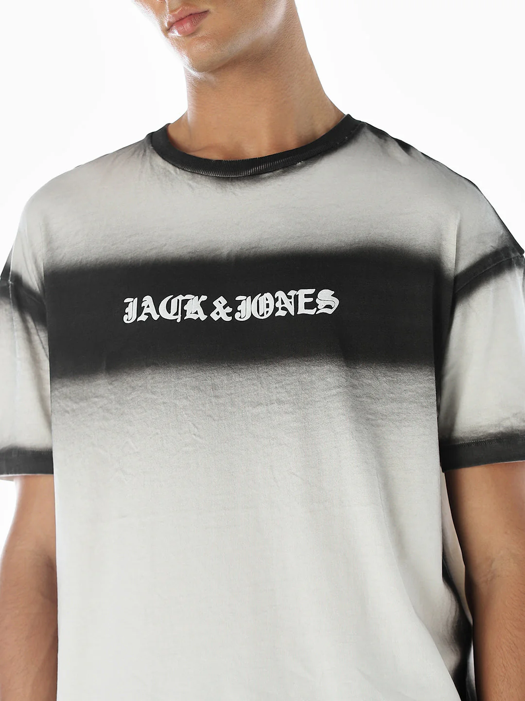 Printed Crew Neck Cotton T-Shirt - Image 5