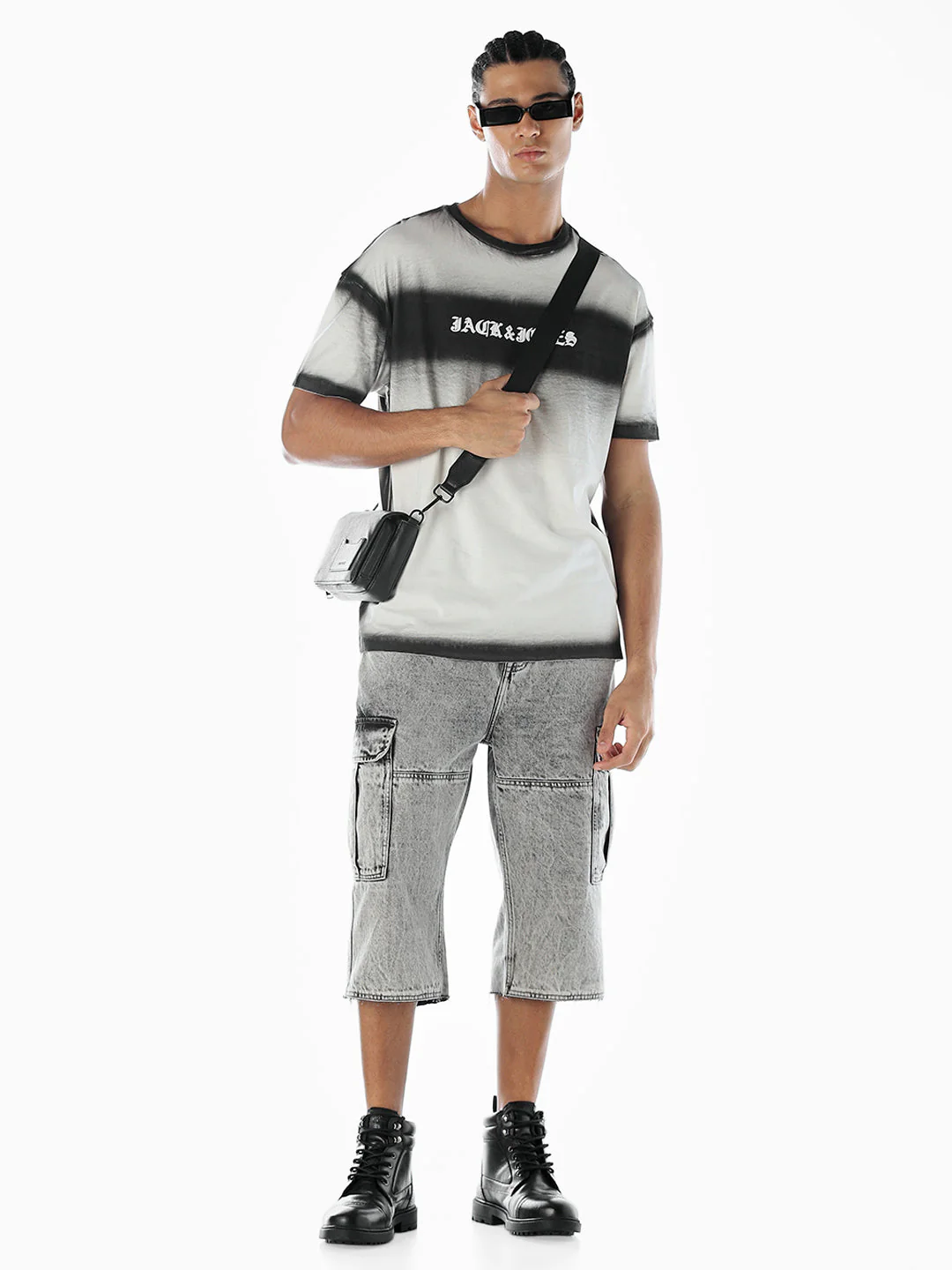 Printed Crew Neck Cotton T-Shirt - Image 6