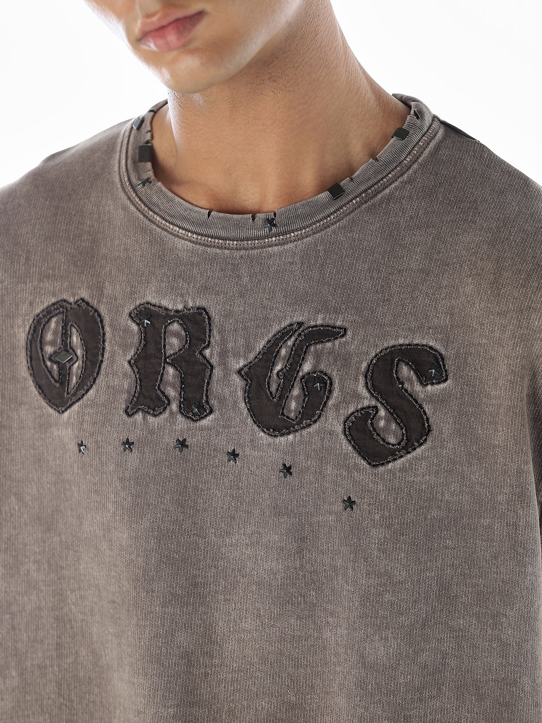 Applique Raw Edge T-shirt - Image 5