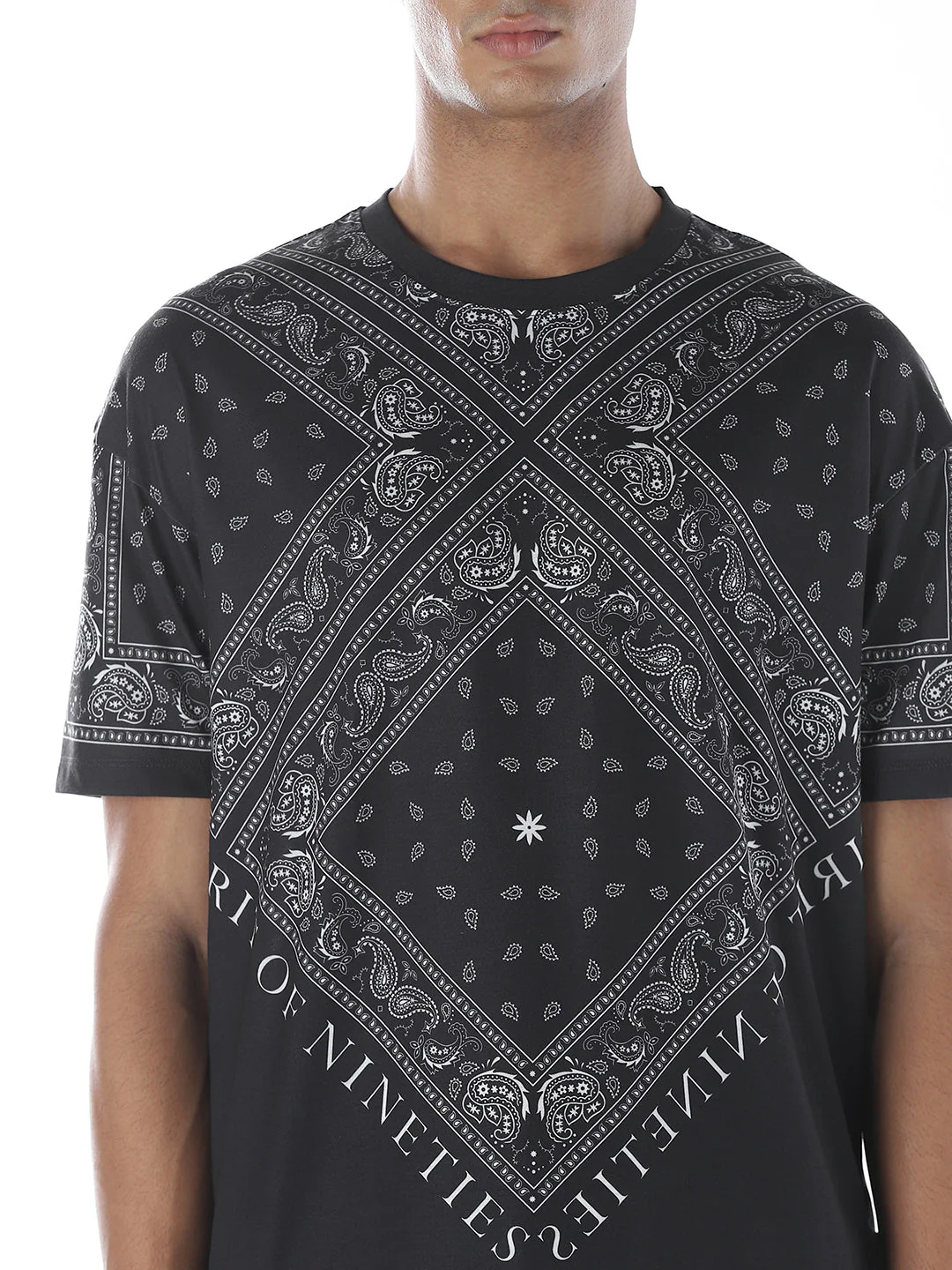 Printed Crew Neck Oversized T-shirt - Image 5