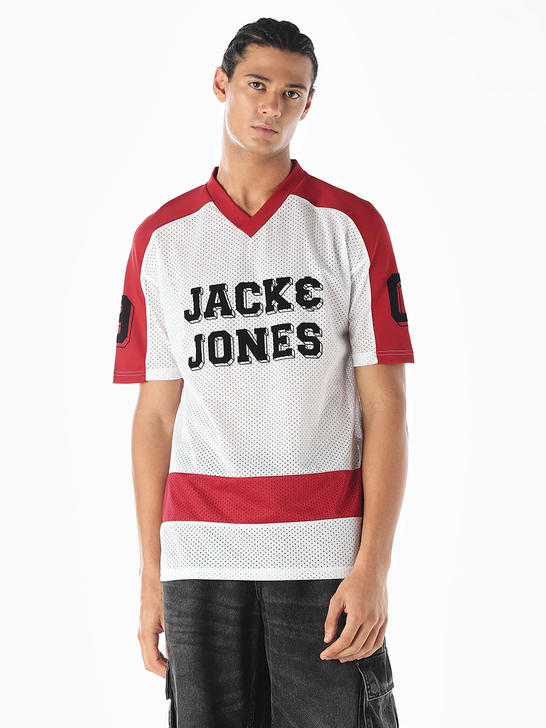 Cut & Sew Jersey Boxy Fit T-shirt - Image 2