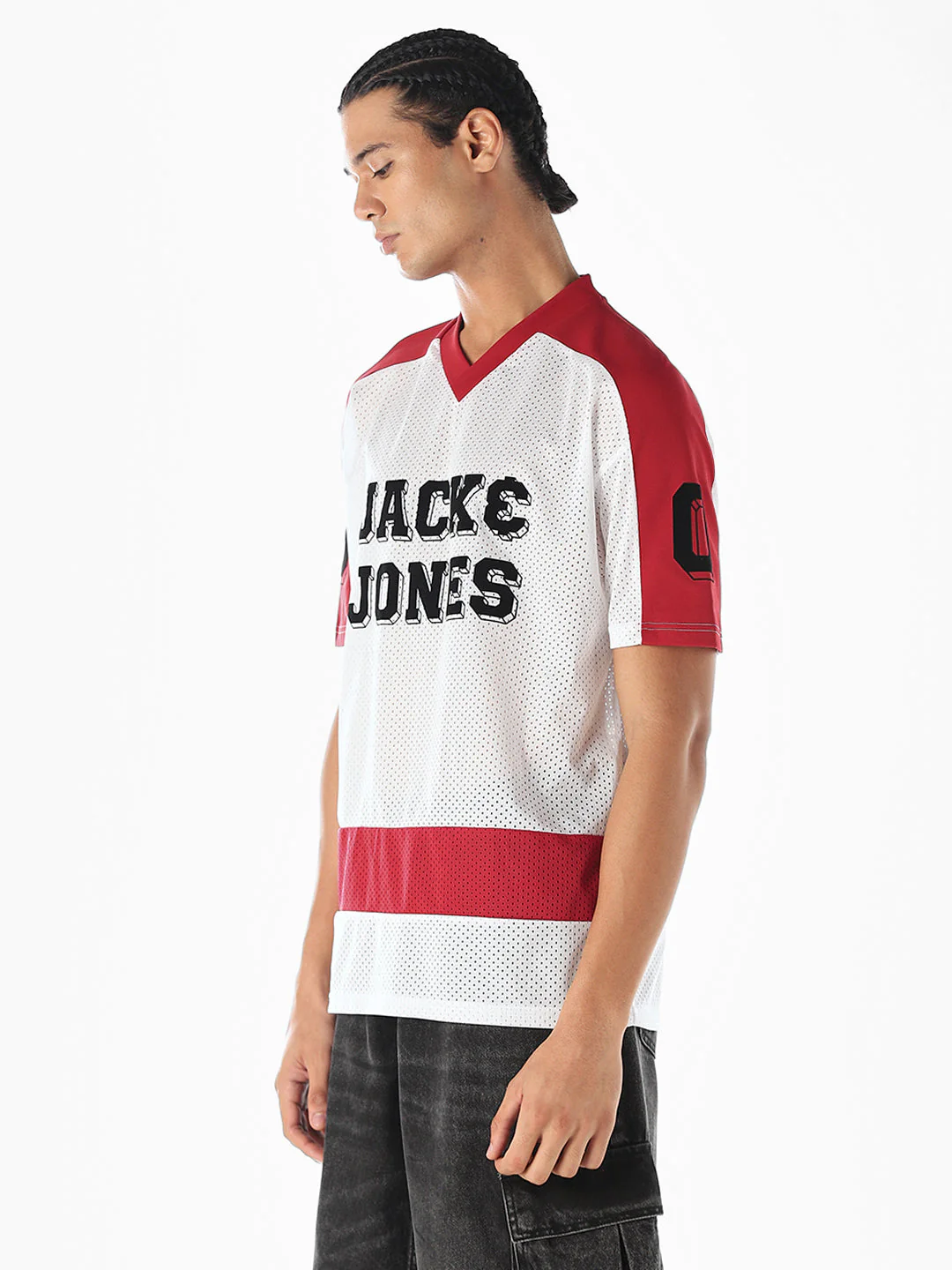 Cut & Sew Jersey Boxy Fit T-shirt - Image 3