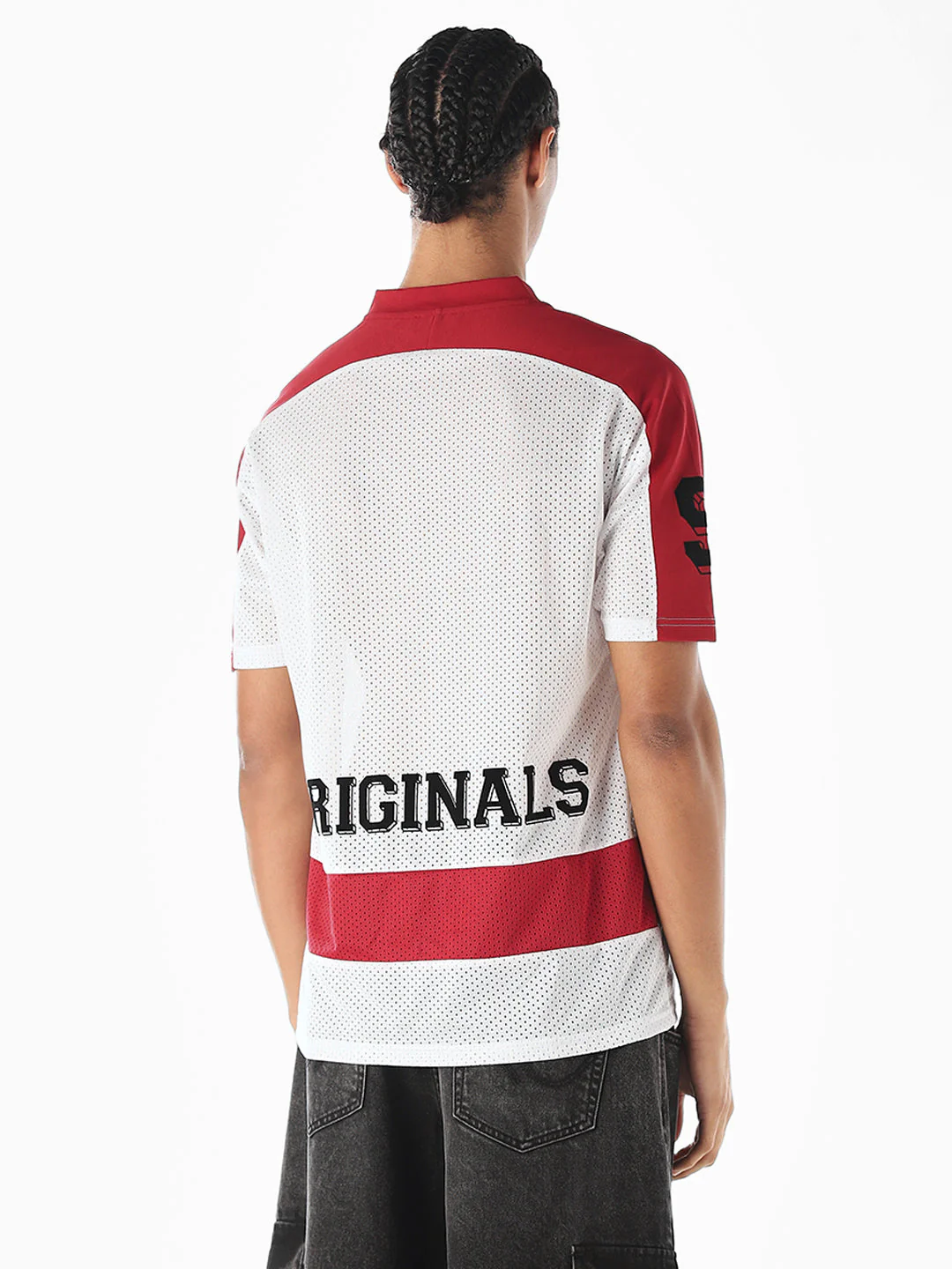 Cut & Sew Jersey Boxy Fit T-shirt - Image 4