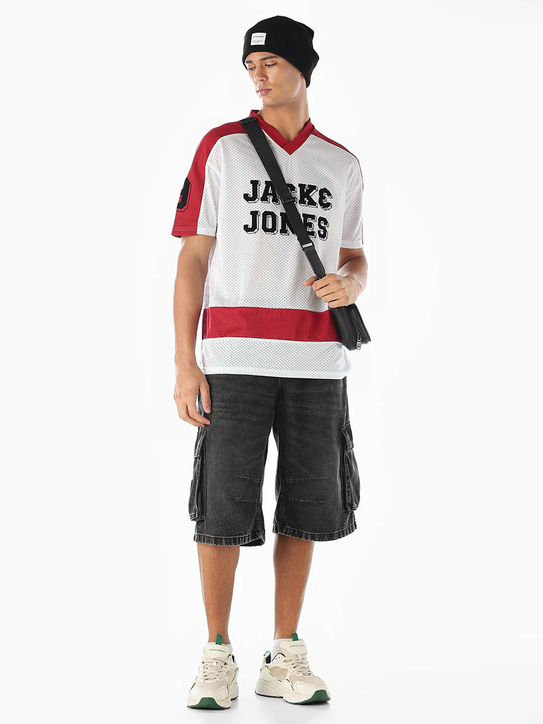 Cut & Sew Jersey Boxy Fit T-shirt - Image 7