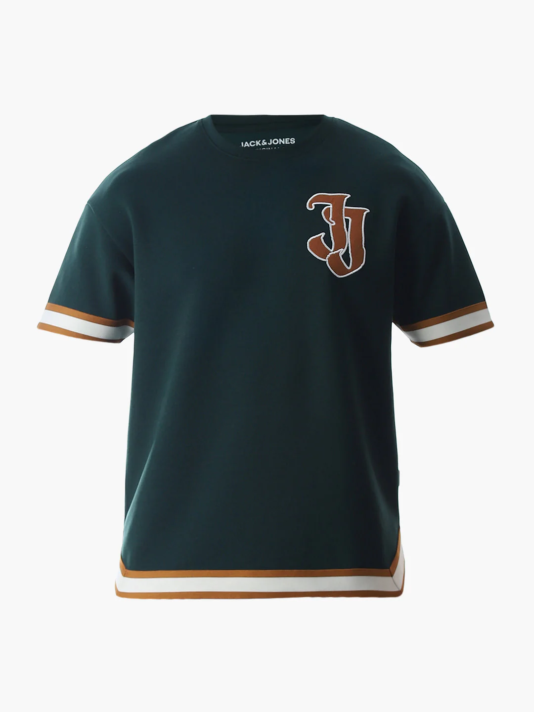 Green Varsity Drop Shoulder T-shirt - Image 7
