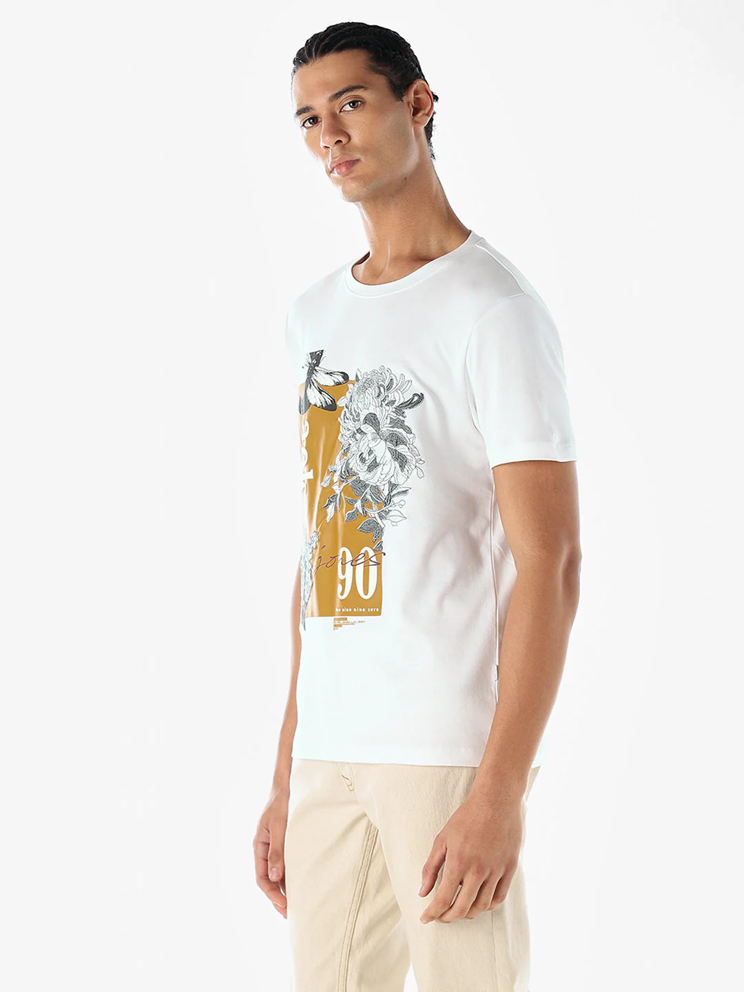 Graphic Print Cotton T-shirt - Image 3