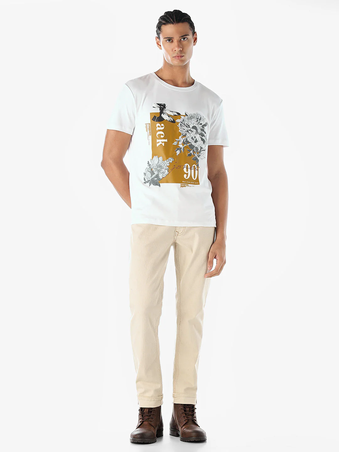 Graphic Print Cotton T-shirt - Image 6