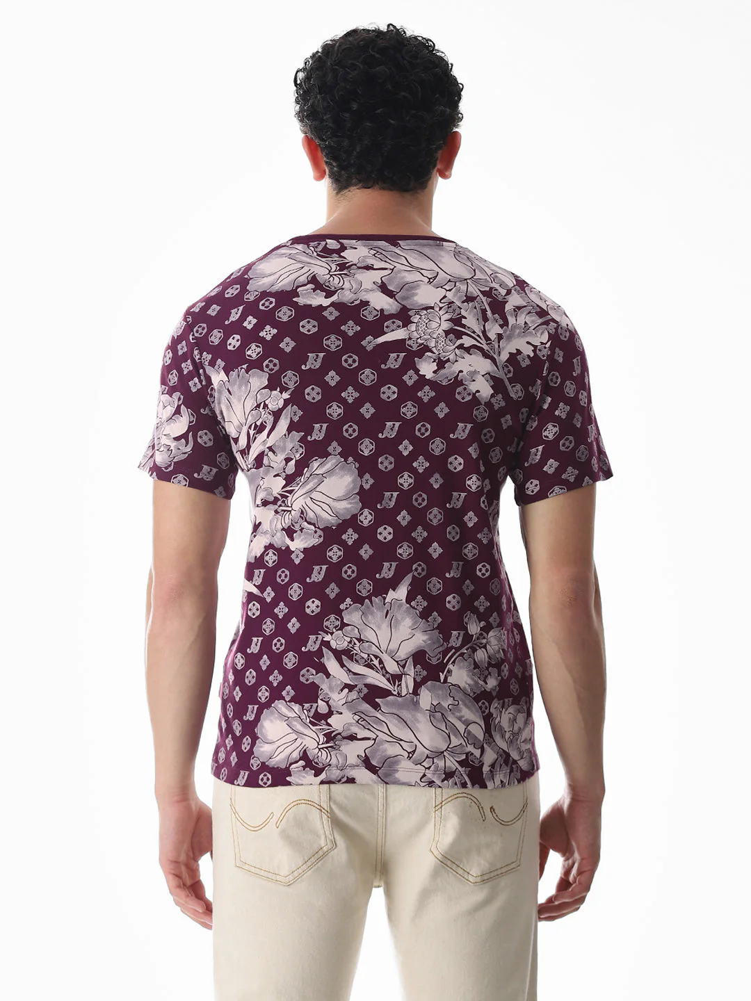Wine Abstract Print T-shirt - Image 9