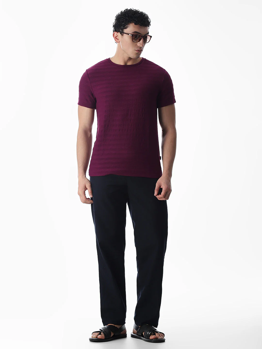Jacquard Cotton T-shirt - Image 6