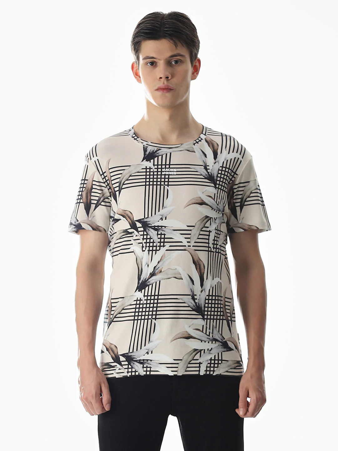 Printed Crew Neck T-shirt - Image 8