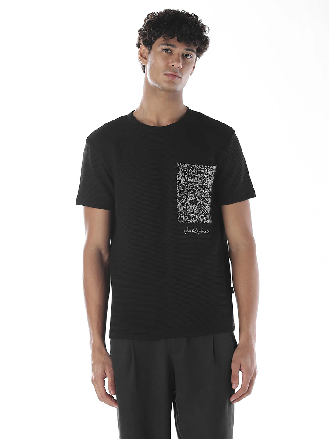 Chest Pocket Crew Neck T-shirt - Image 2
