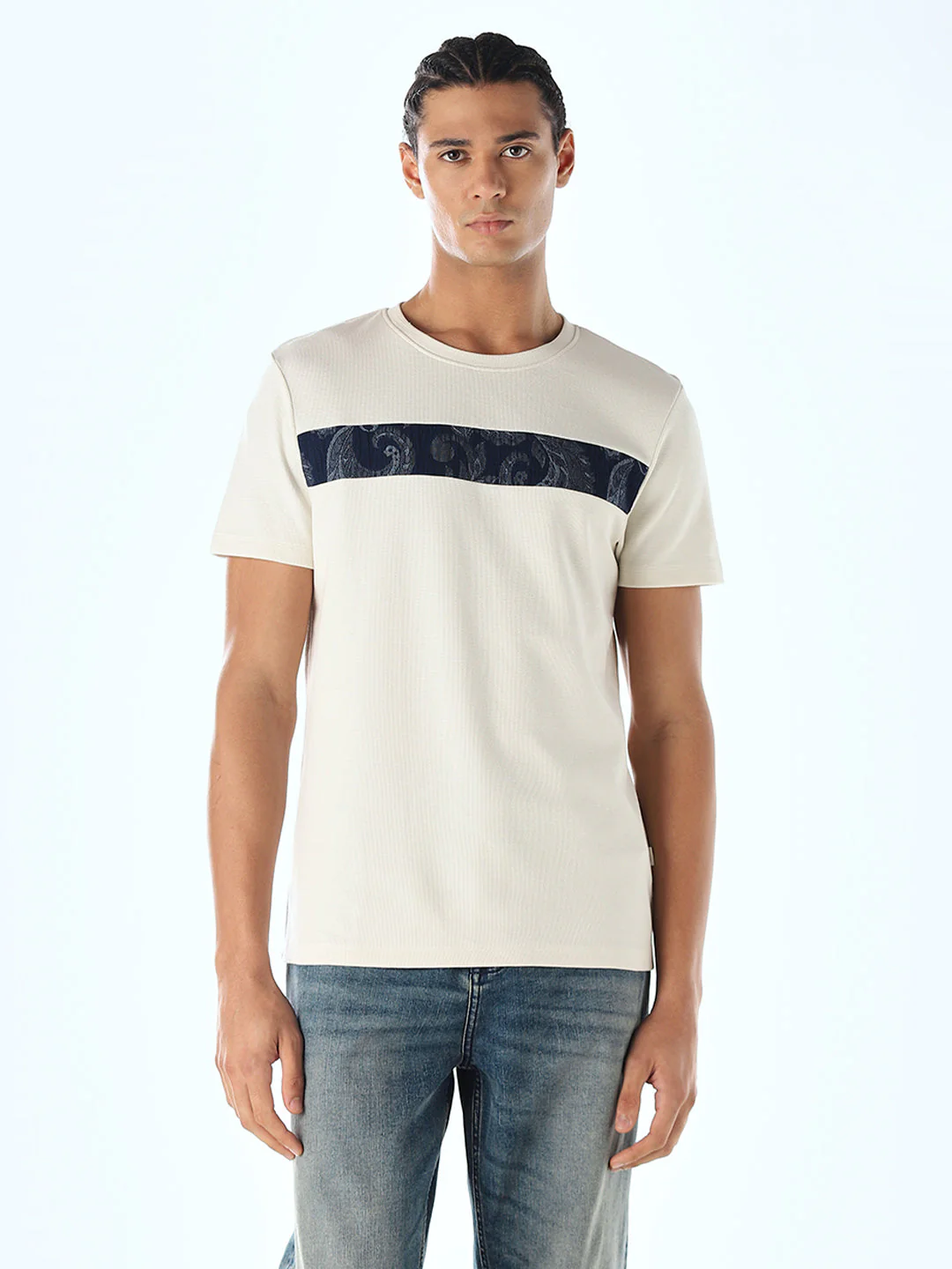 Cut & Sew Regular Fit T-shirt - Image 2