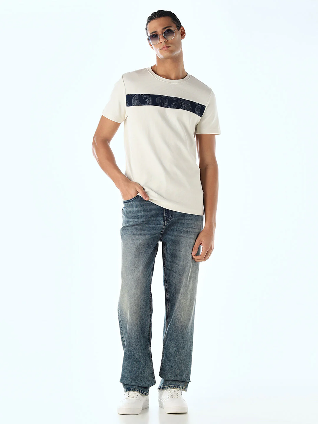 Cut & Sew Regular Fit T-shirt - Image 6