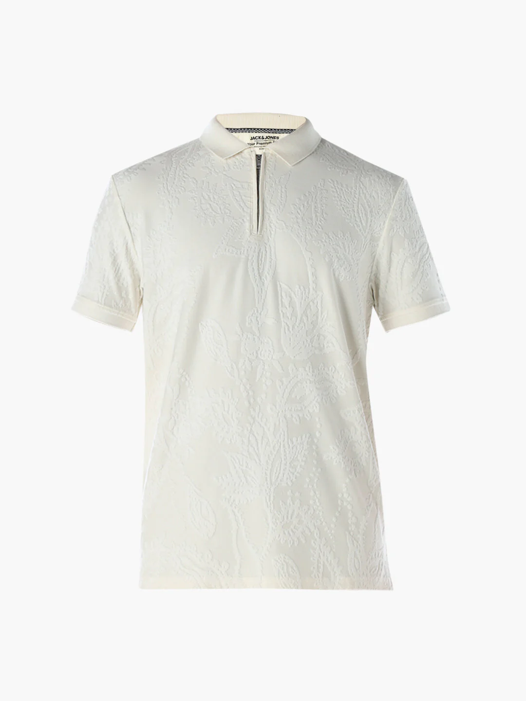 Jacquard Cotton Polo - Image 7