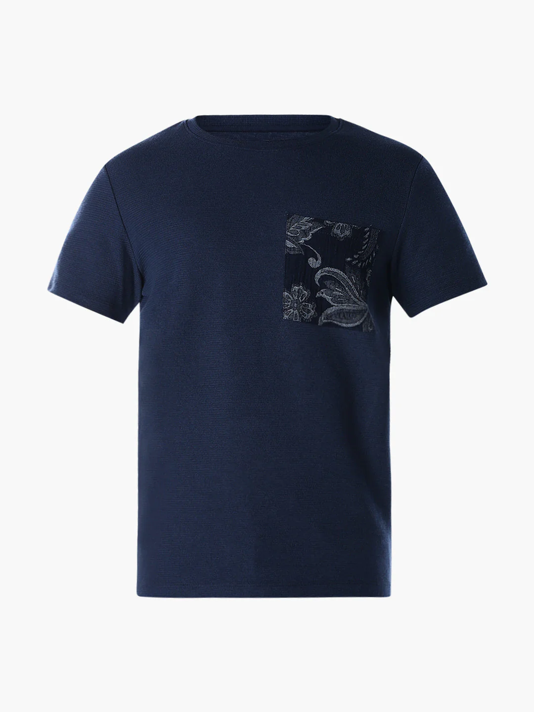 Jacquard Print Pocket T-shirt - Image 7