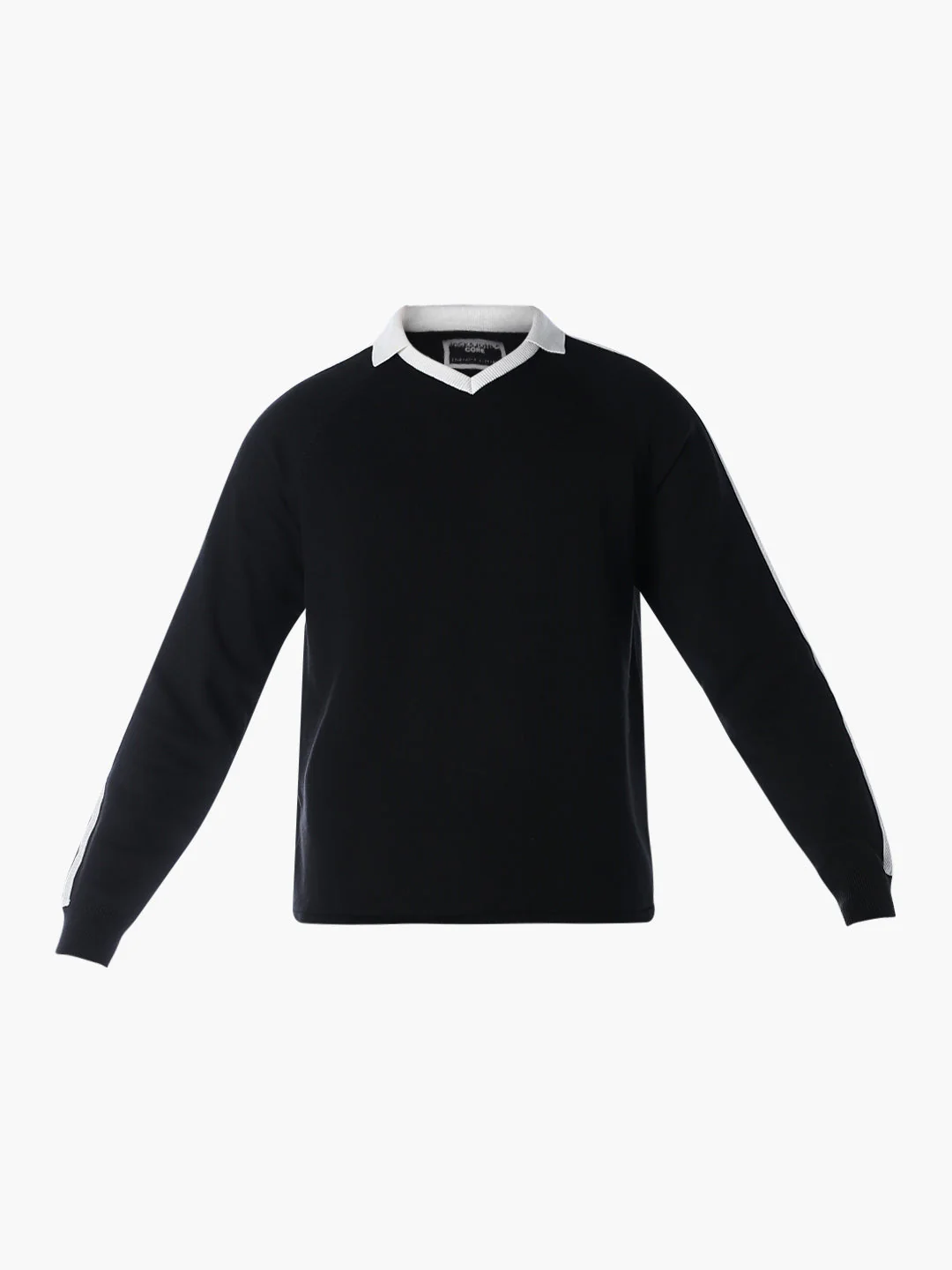 Black Contrast Tipping Cotton Polo - Image 7