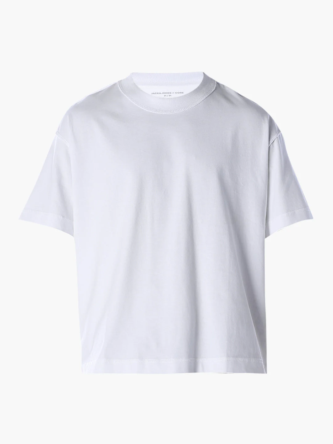 Acid Wash Cotton T-shirt - White - Image 7