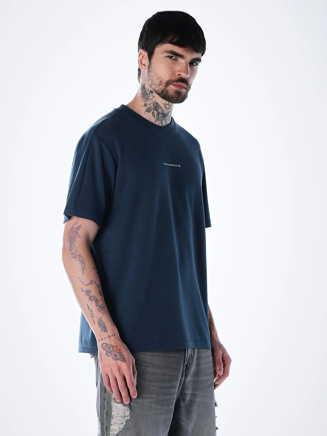 Back Print Oversized T-shirt - Image 3