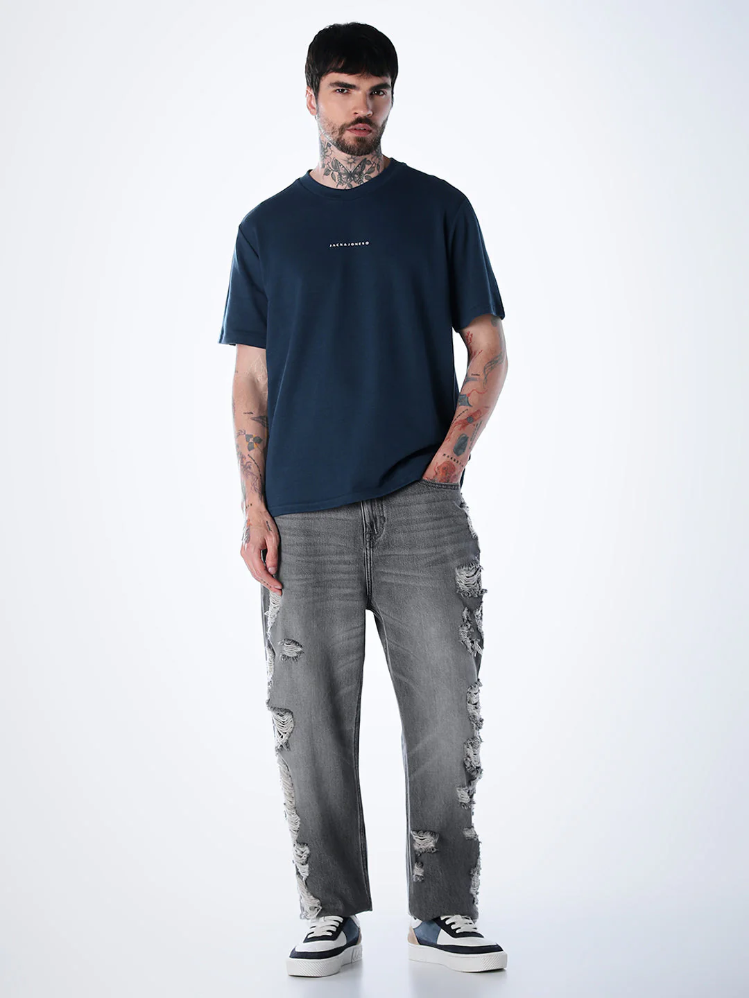 Back Print Oversized T-shirt - Image 6