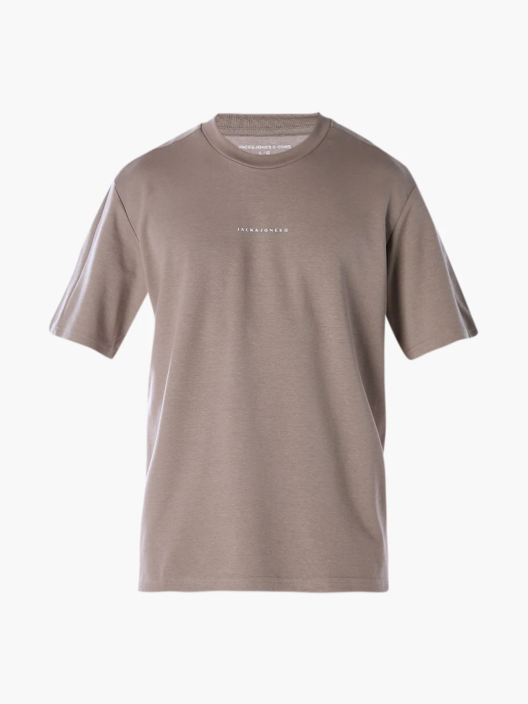 Back Print Oversized T-shirt - Brown - Image 7