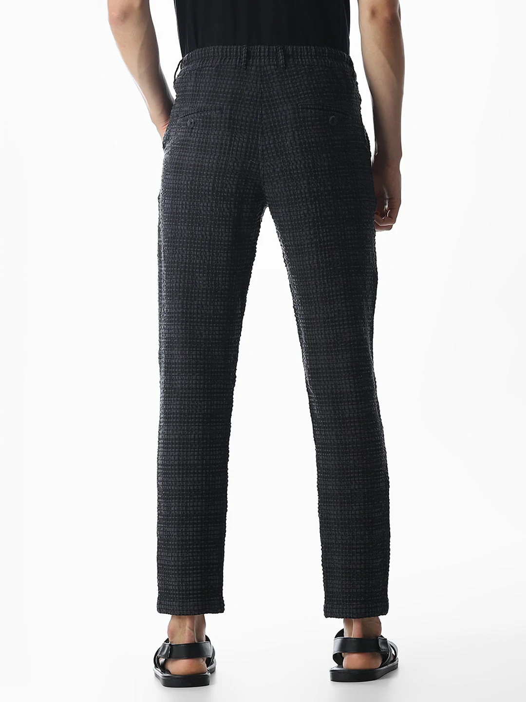 Printed 4 Pocket Slim Fit Pants - Image 3