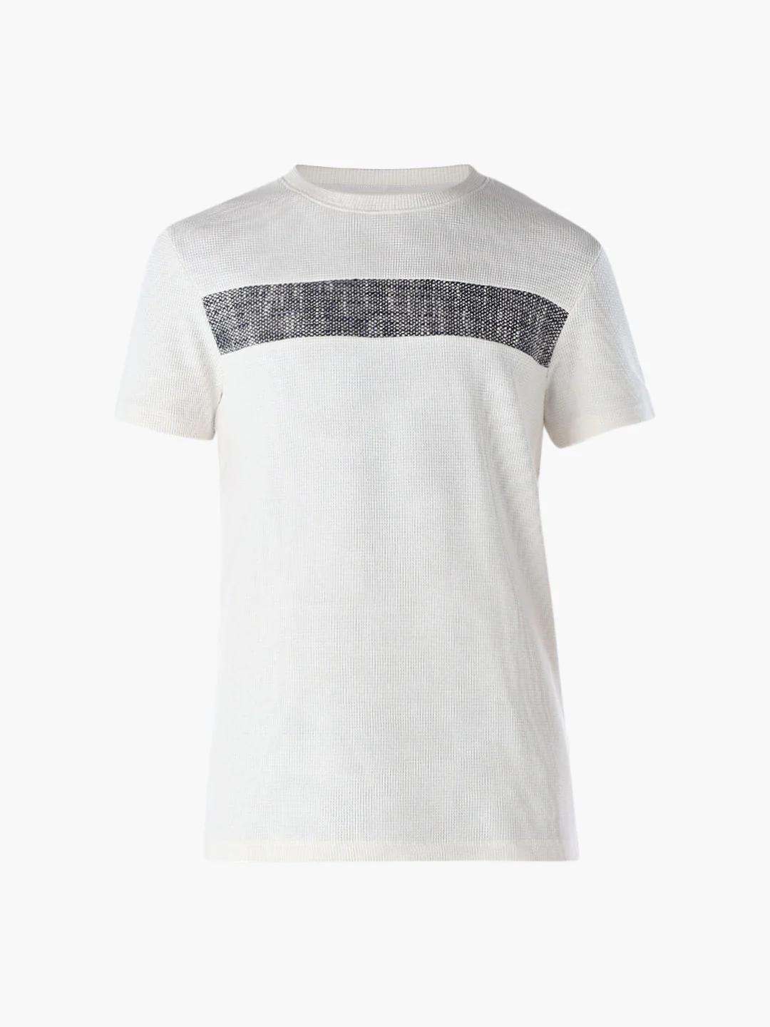 White Embroidered Cotton T-shirt - Image 7