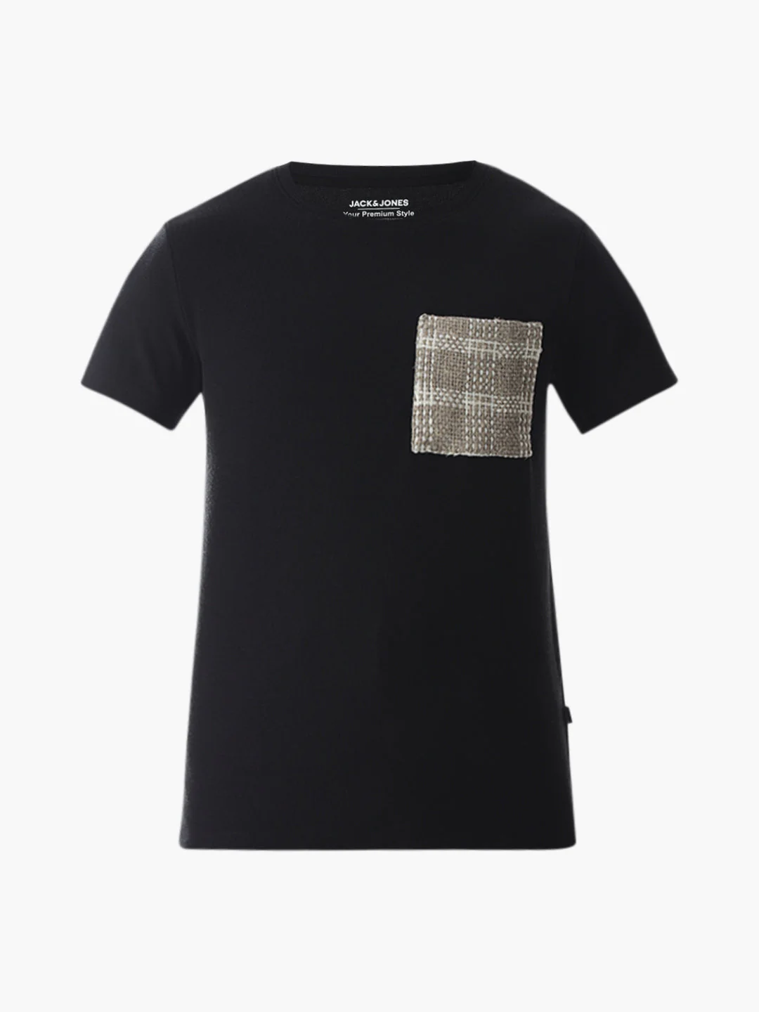 Black Embroidered Pocket T-shirt - Image 7
