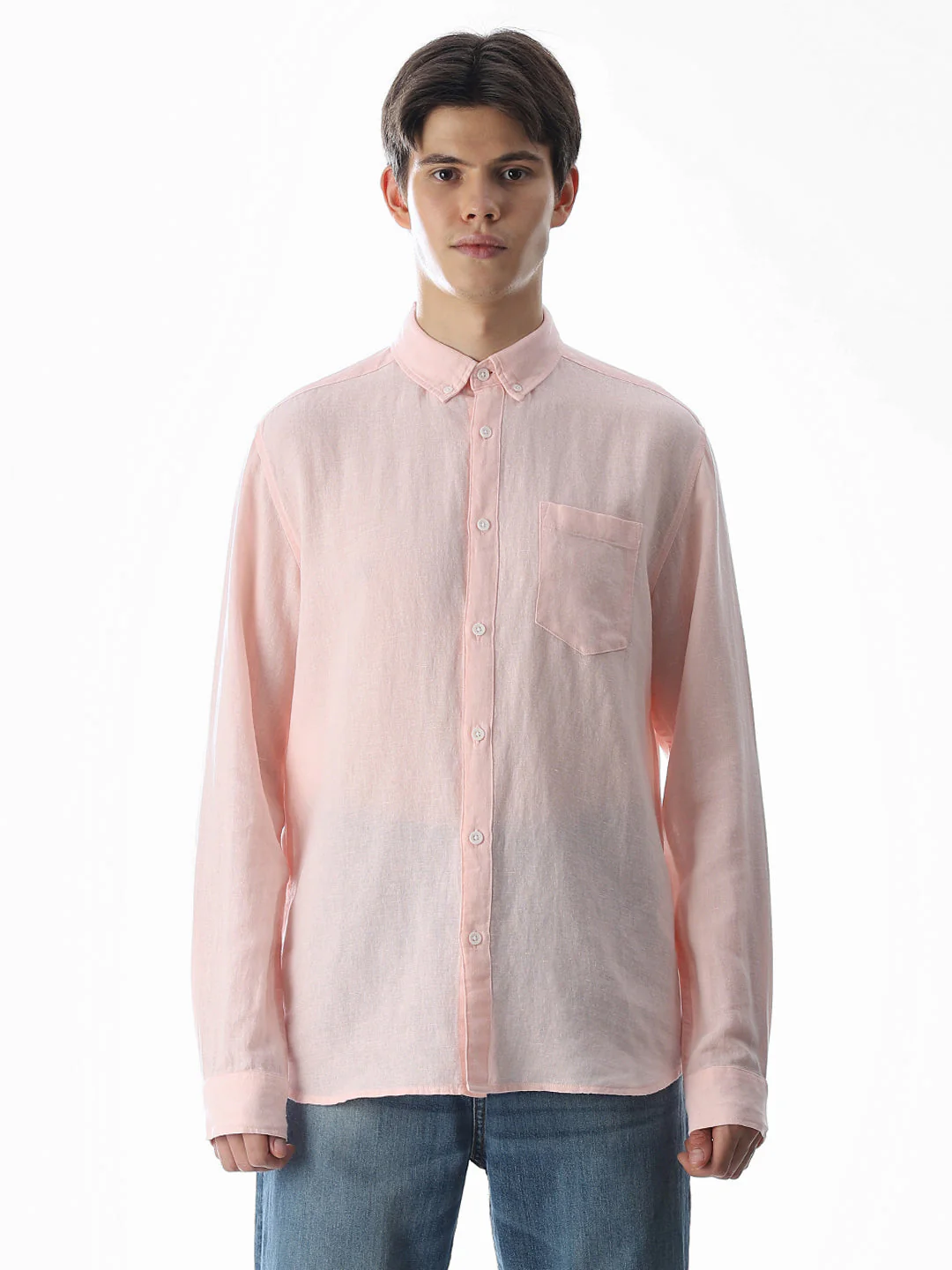 Pink Regular Fit Shirt - Image 8