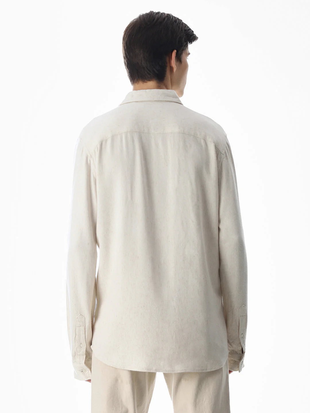 Beige Full Sleeves Shirt - Image 4
