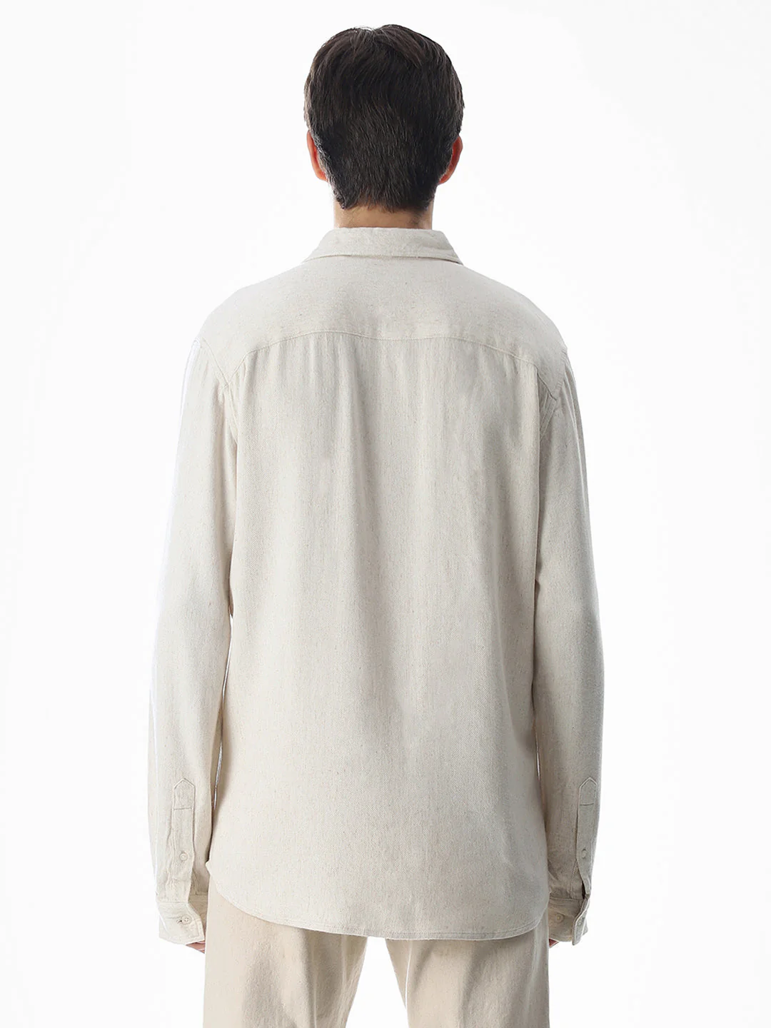 Beige Full Sleeves Shirt - Image 9