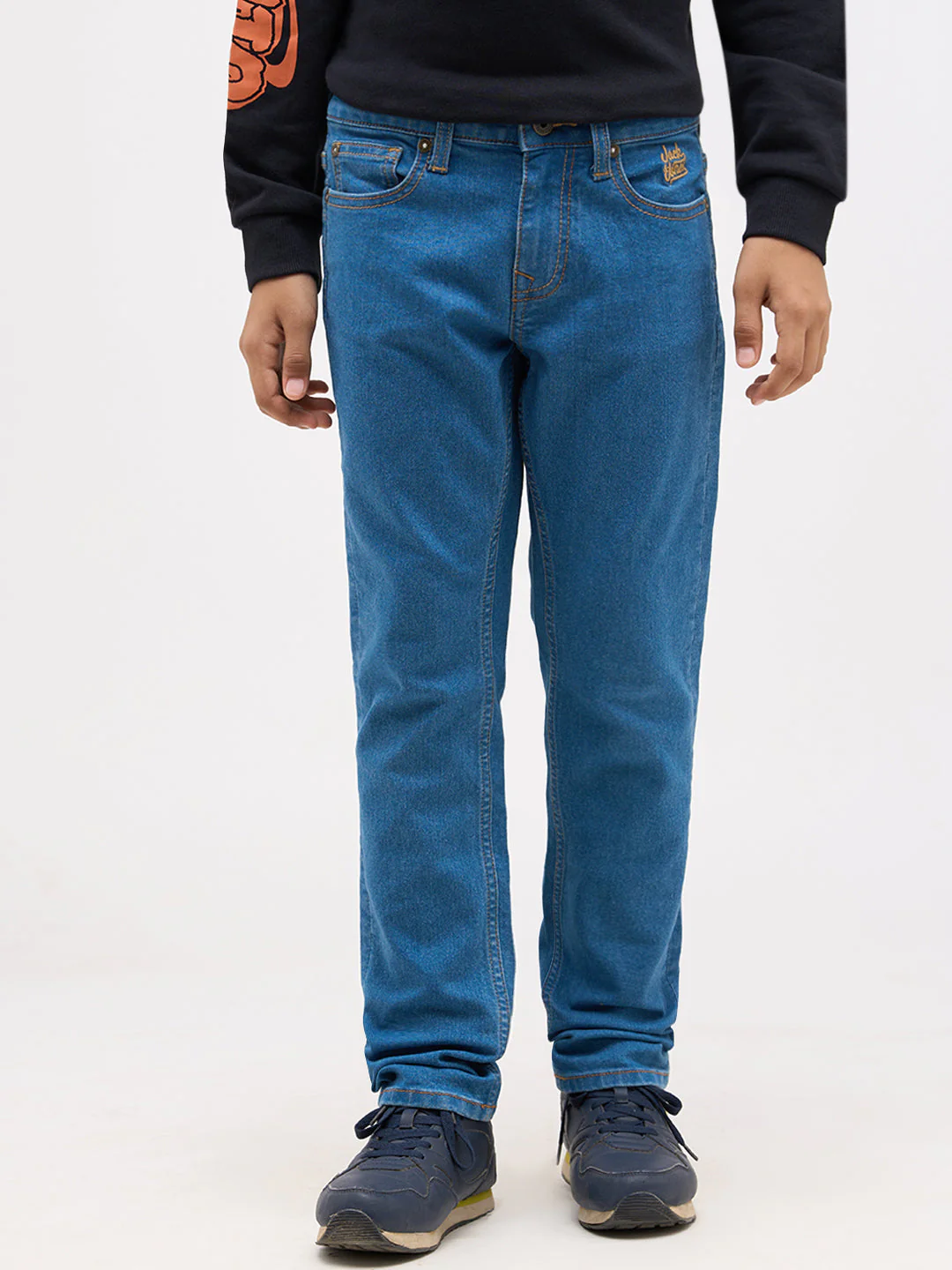 Boys Mid Rise Clark Regular Fit Jeans - Image 2